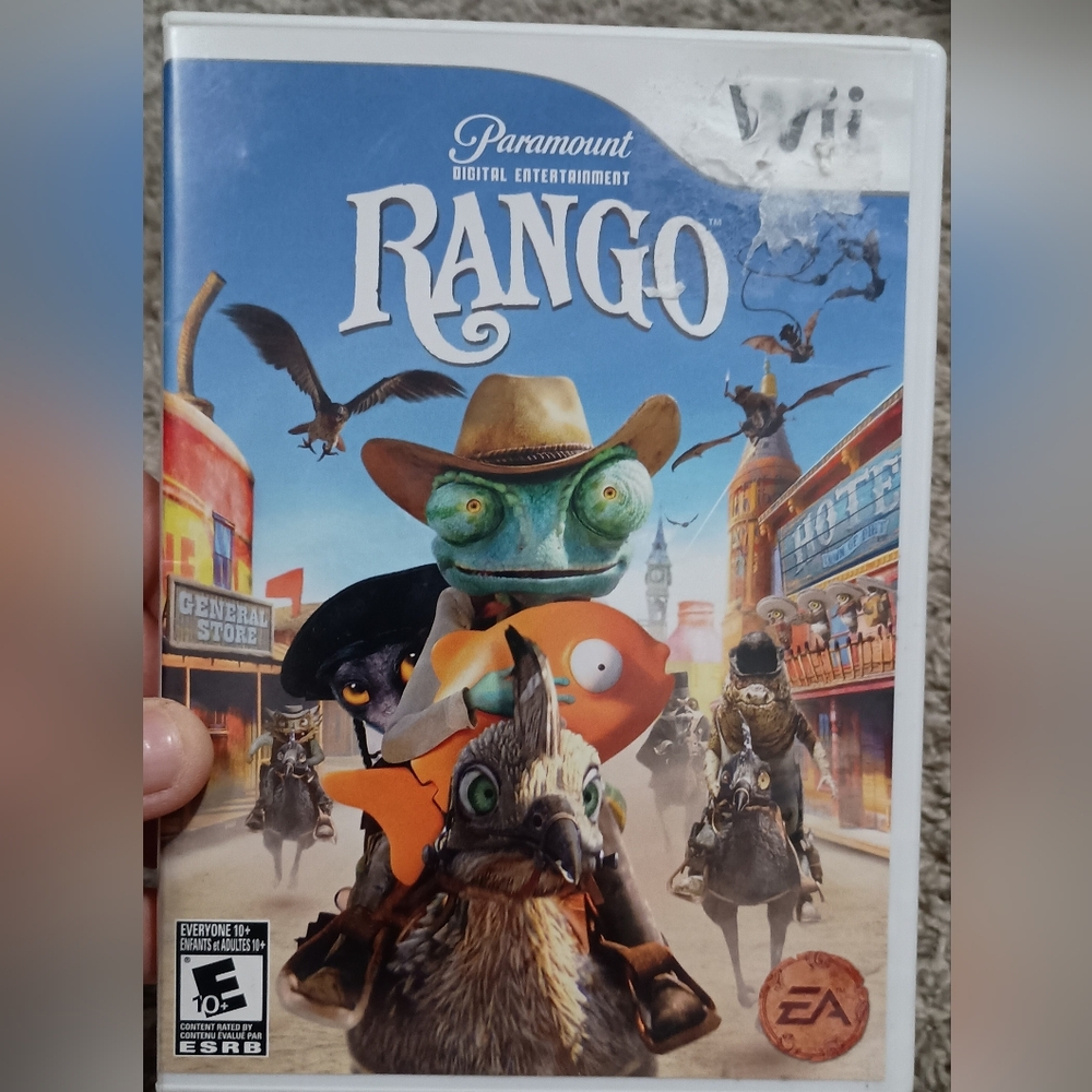 Rango (Nintendo Wii, 2011) Cowboy Kids W Manual Fun